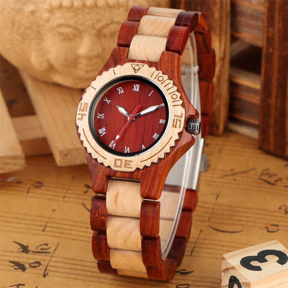 Woodworking Women - Bracelet Wood Lady Watch Quartz Movement