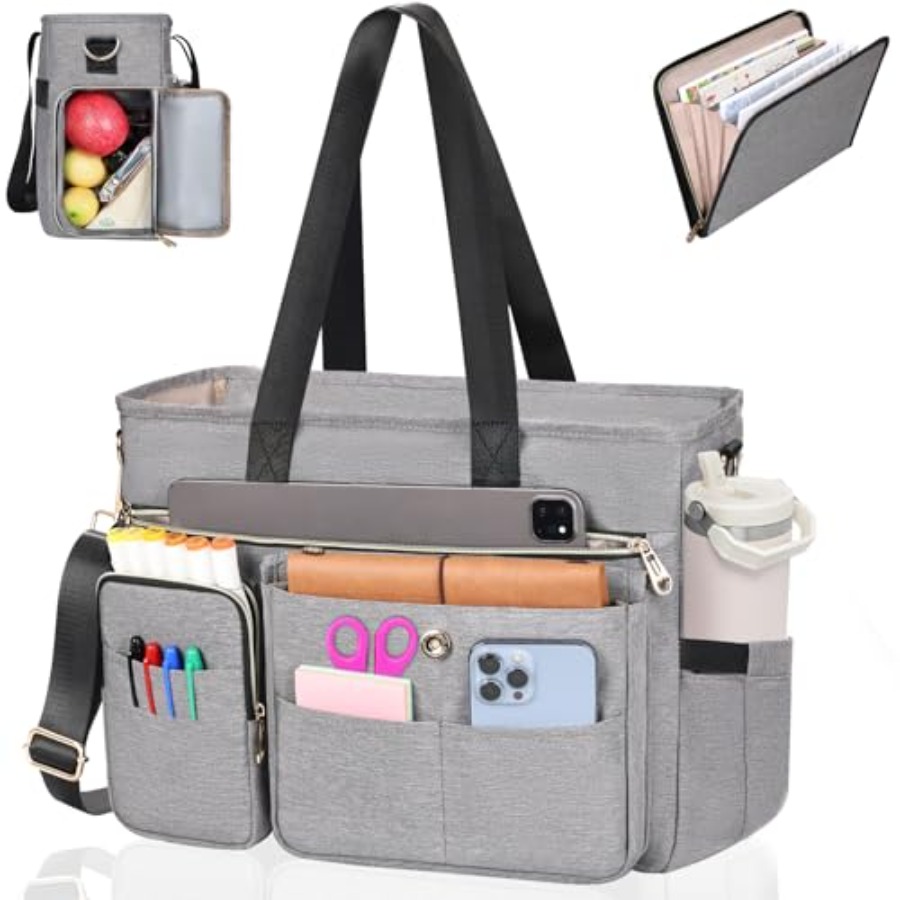 Woodworking Teacher - Teacher Tote Bag for Women 2Pcs,