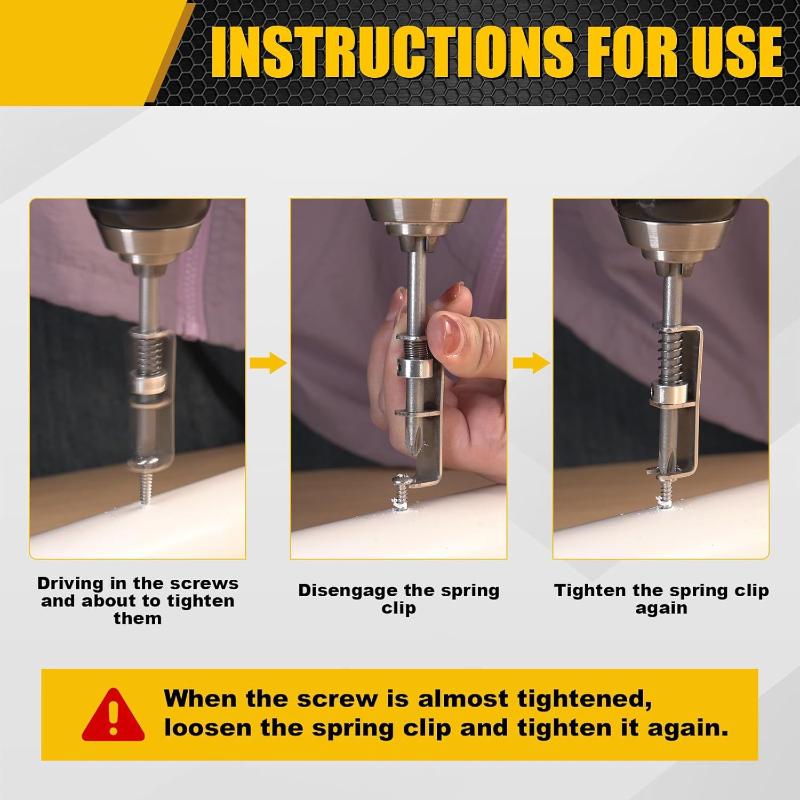 Woodworking Product - Wear-Resistant Spring Screw Support Tip Universal