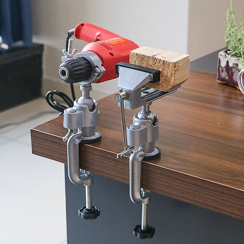 Woodworking Bench Vise - 360 Degree Universal Aluminum Alloy Table
