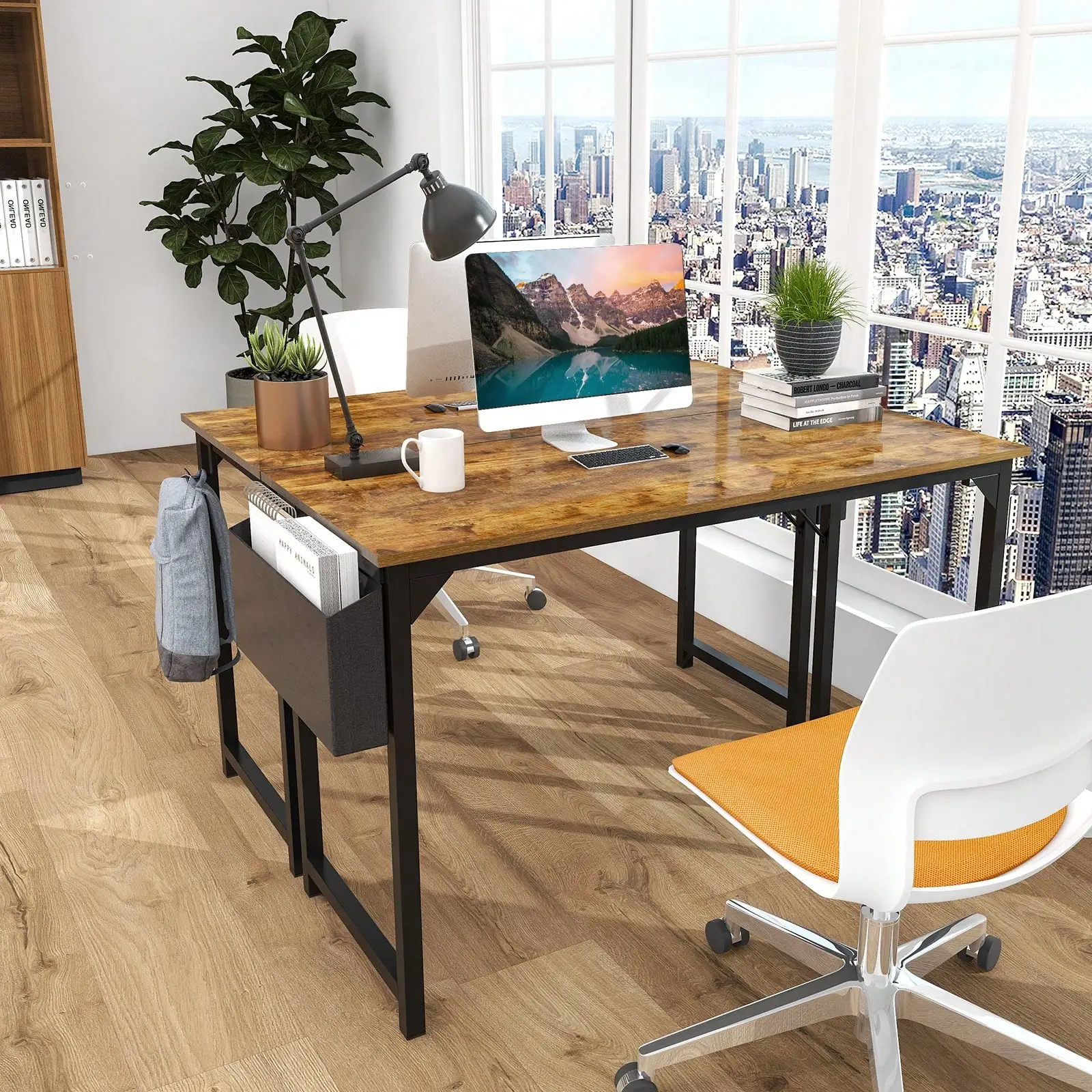 Woodworking Teacher - Sweetcrispy Computer Small Desk, Office 32