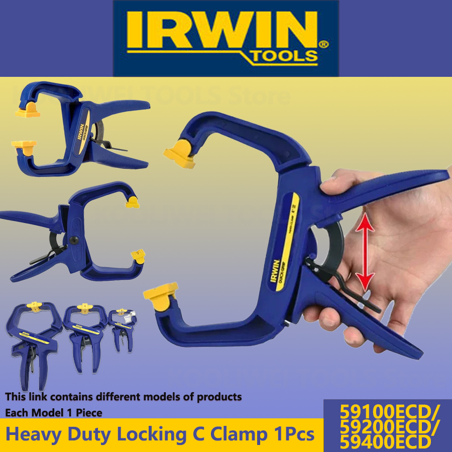 Woodworking Vice Quick Release - IRWIN Quick Clamp 1Pcs Heavy Duty