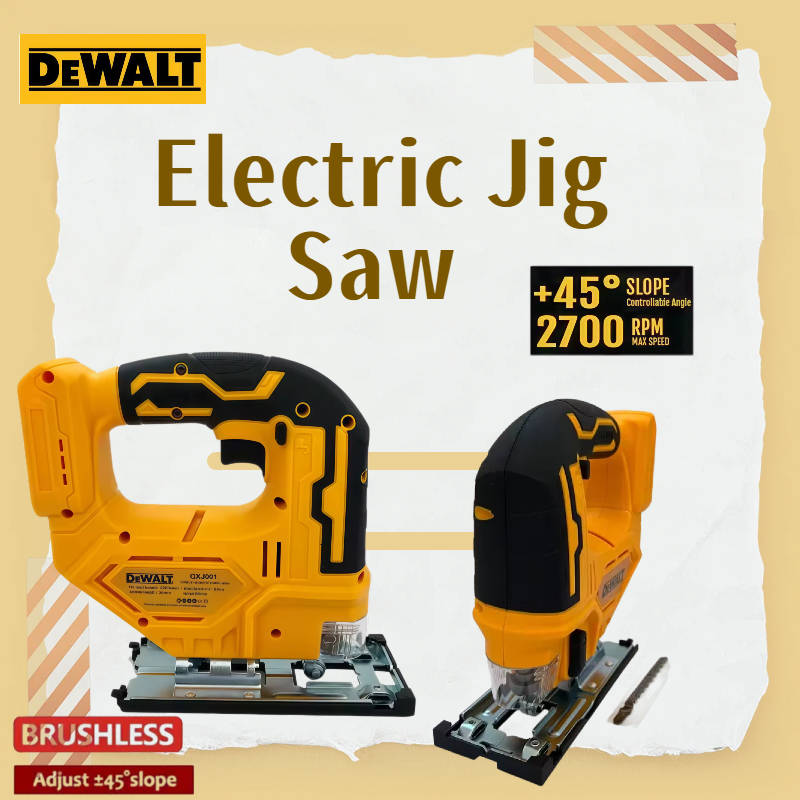 Woodworking Jigsaw - Dewalt Brushless Curve Saw 3000RPM Cordless