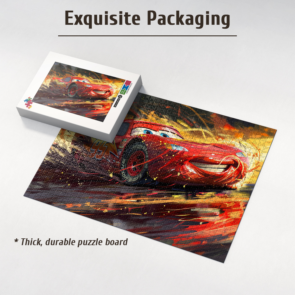 Disney Cars Red Lightning McQu - Woodworking Jigsaw ulasan dan harga