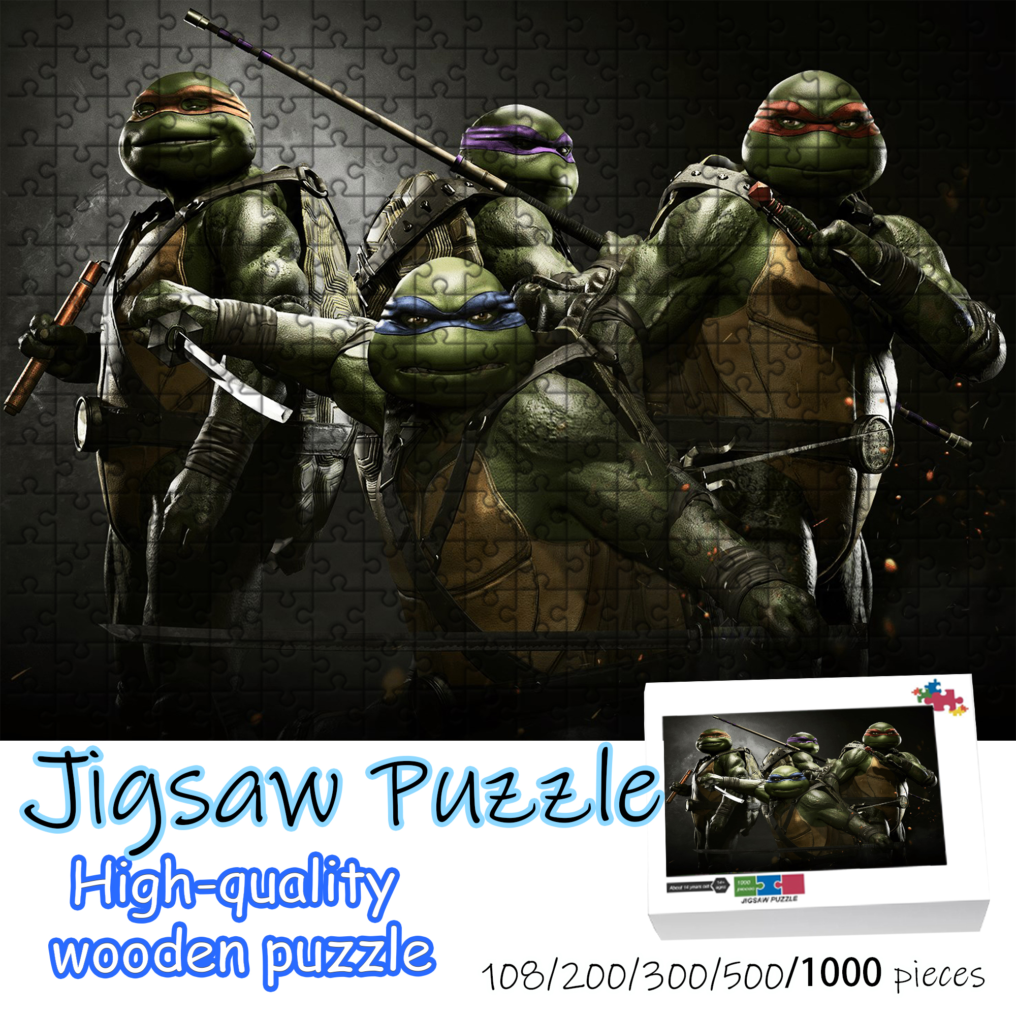 Teenage Mutant Ninja Turtles J - Woodworking Jigsaw ulasan dan harga