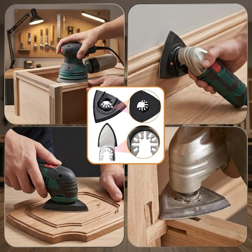 Multitool Sanding Pads for Det - Woodworking Edge ulasan dan harga
