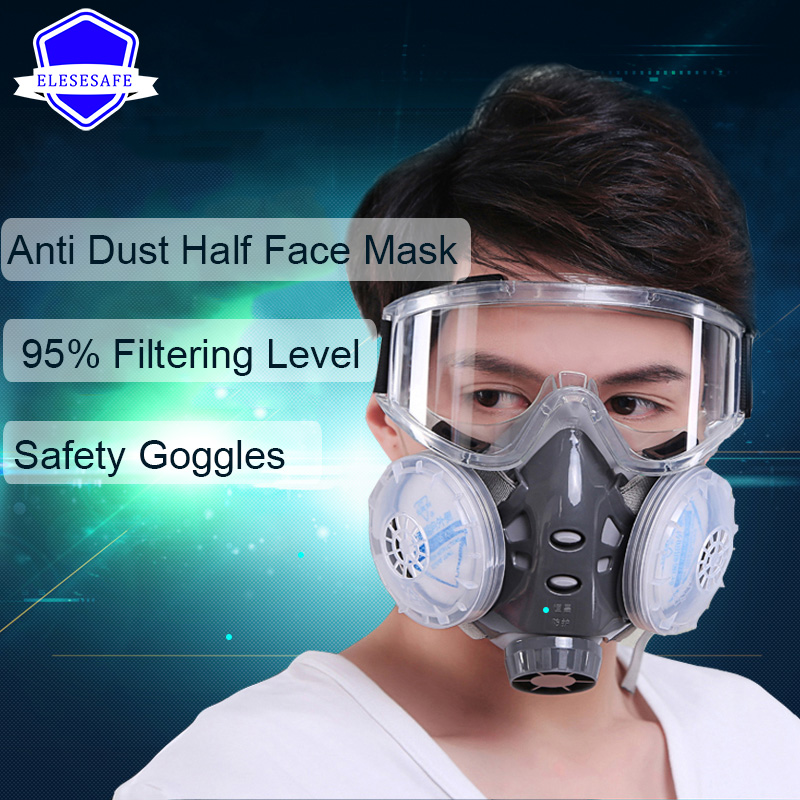 New Anti Dust Mask Full Face R - Woodworking Mask ulasan dan harga
