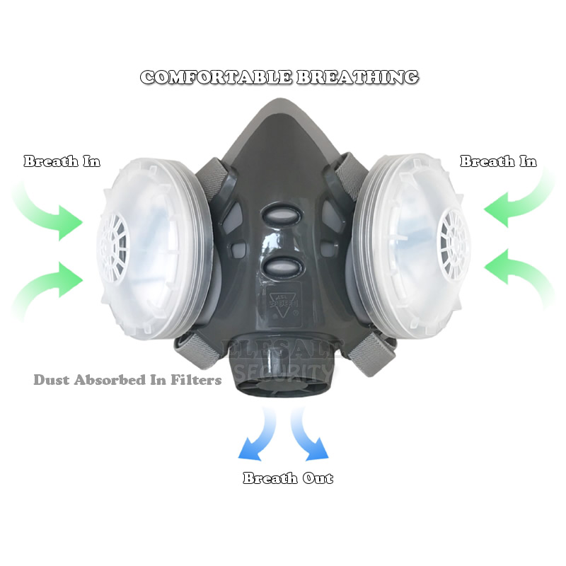 New Anti Dust Mask Full Face R - Woodworking Mask ulasan dan harga