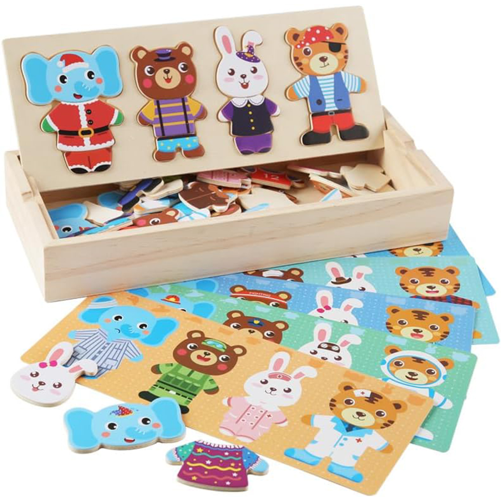Wooden Jigsaw Bear Family Puzz - Woodworking Jigsaw ulasan dan harga