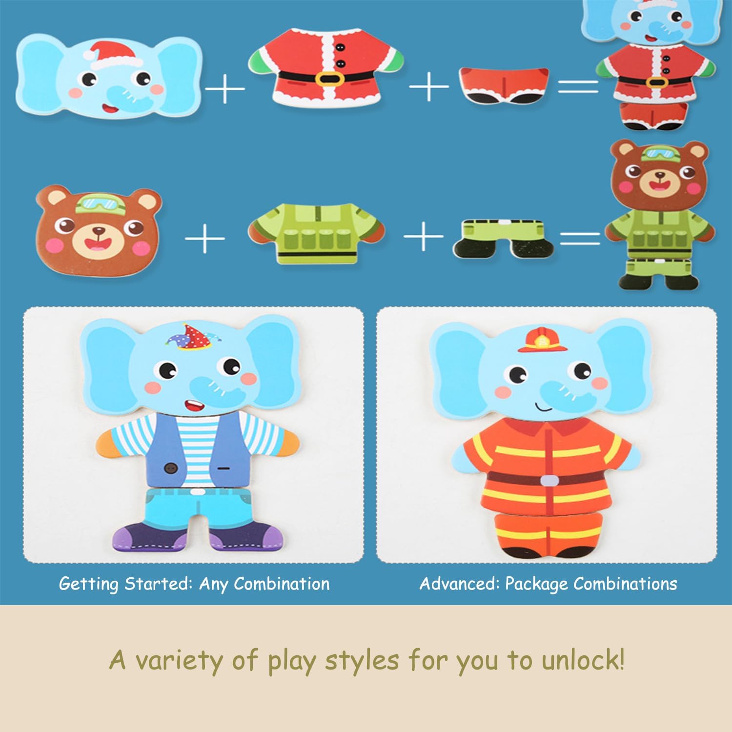 Wooden Jigsaw Bear Family Puzz - Woodworking Jigsaw ulasan dan harga