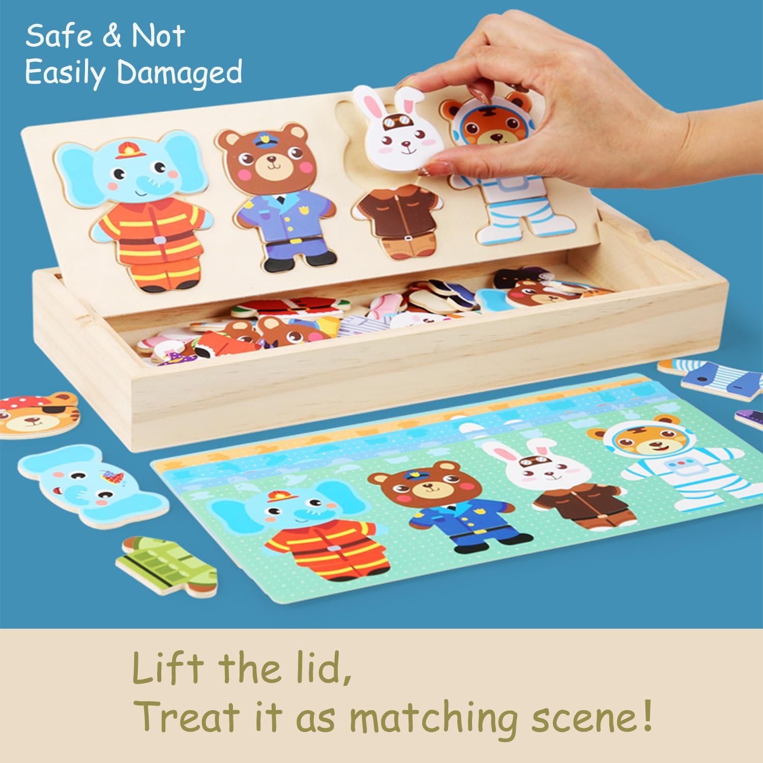 Wooden Jigsaw Bear Family Puzz - Woodworking Jigsaw ulasan dan harga