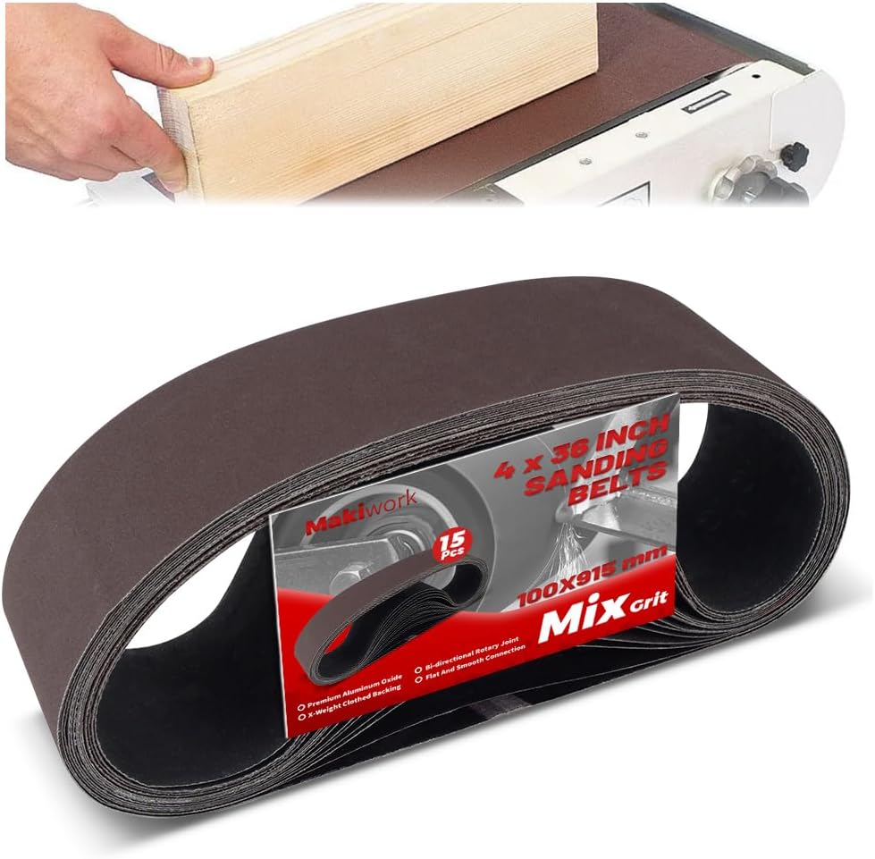 4x36 Inch Sanding Belts Set 15 - Woodworking Product ulasan dan harga