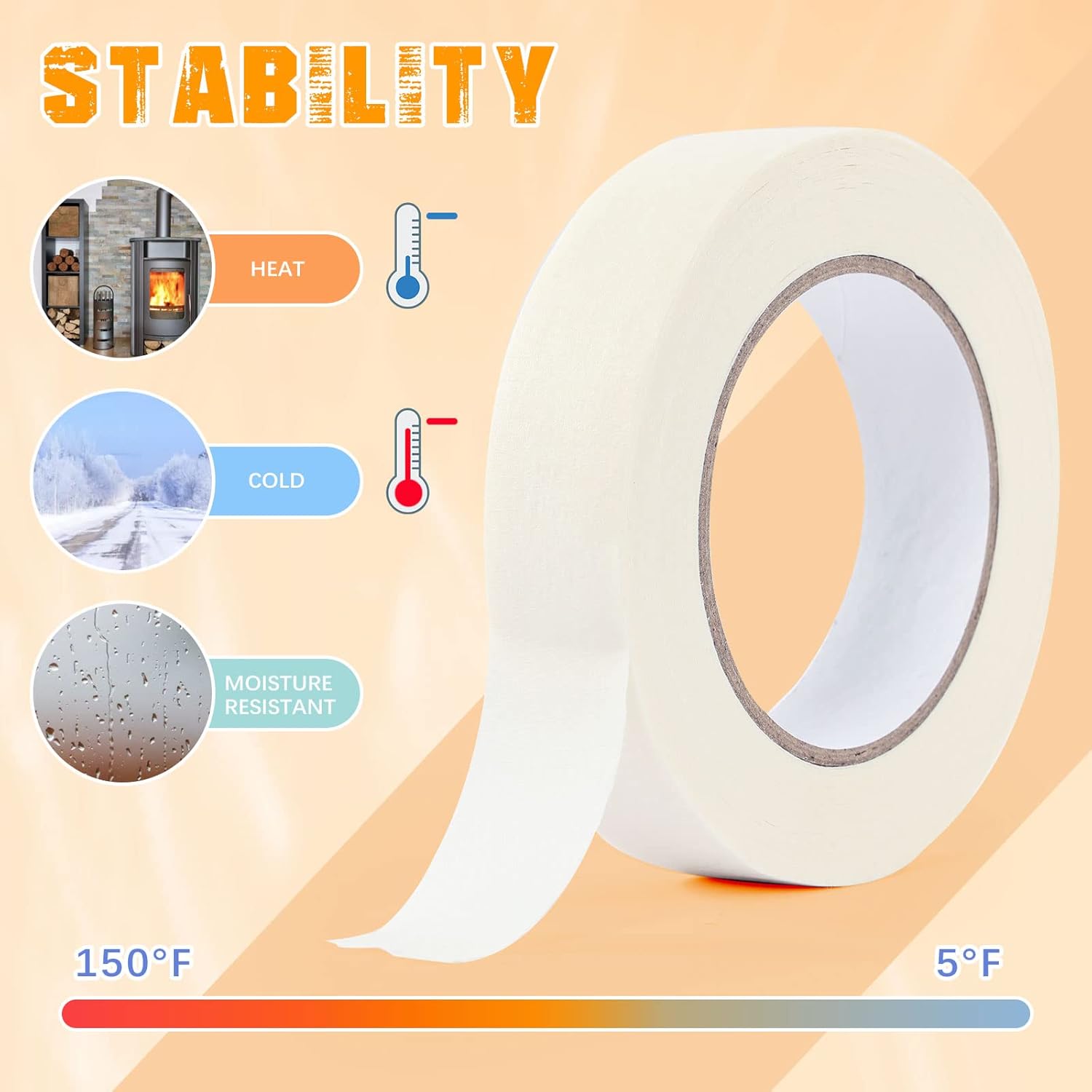 Low viscosity Masking Tape Whi - Woodworking Mask ulasan dan harga