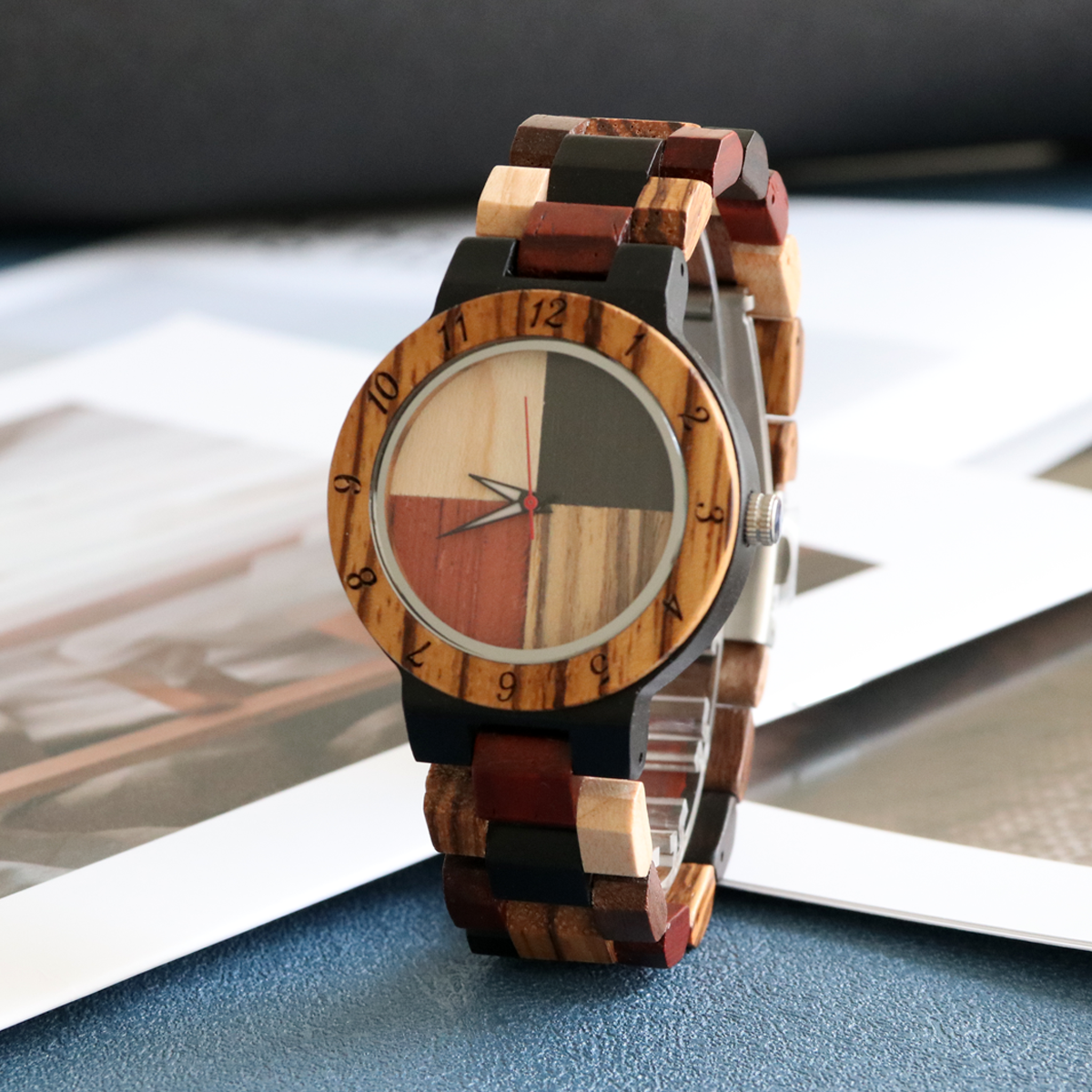 Women's Wooden Quartz Wristwat - Woodworking Women ulasan dan harga