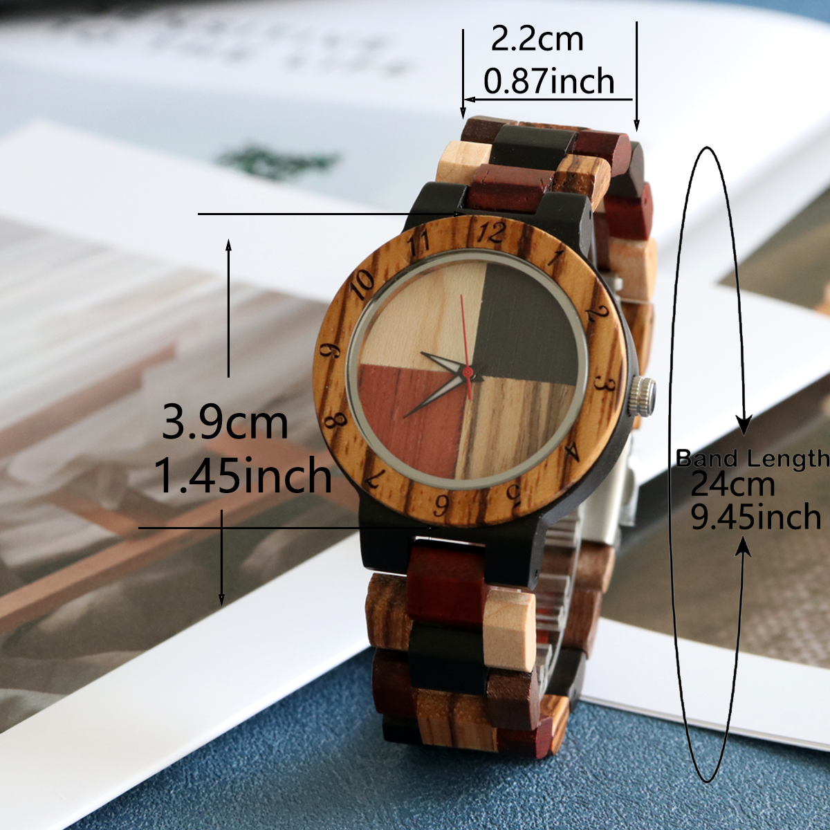 Women's Wooden Quartz Wristwat - Woodworking Women ulasan dan harga