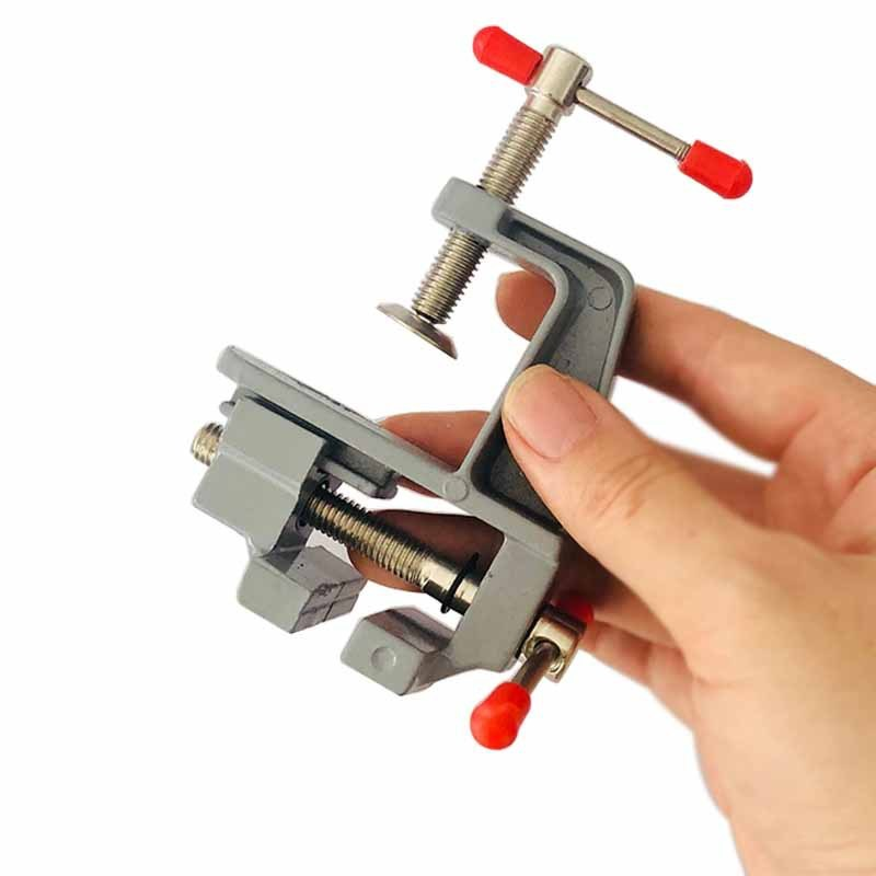 Aluminum Mini Table Clamp Smal - Woodworking Bench Vise ulasan dan harga