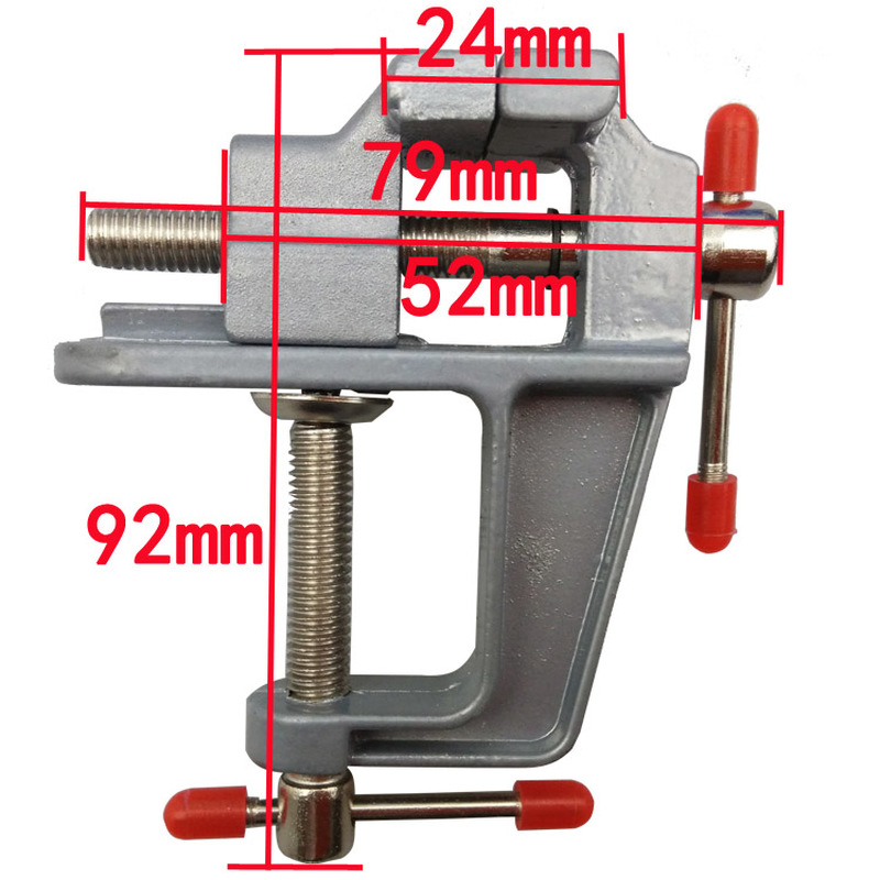 Aluminum Mini Table Clamp Smal - Woodworking Bench Vise ulasan dan harga