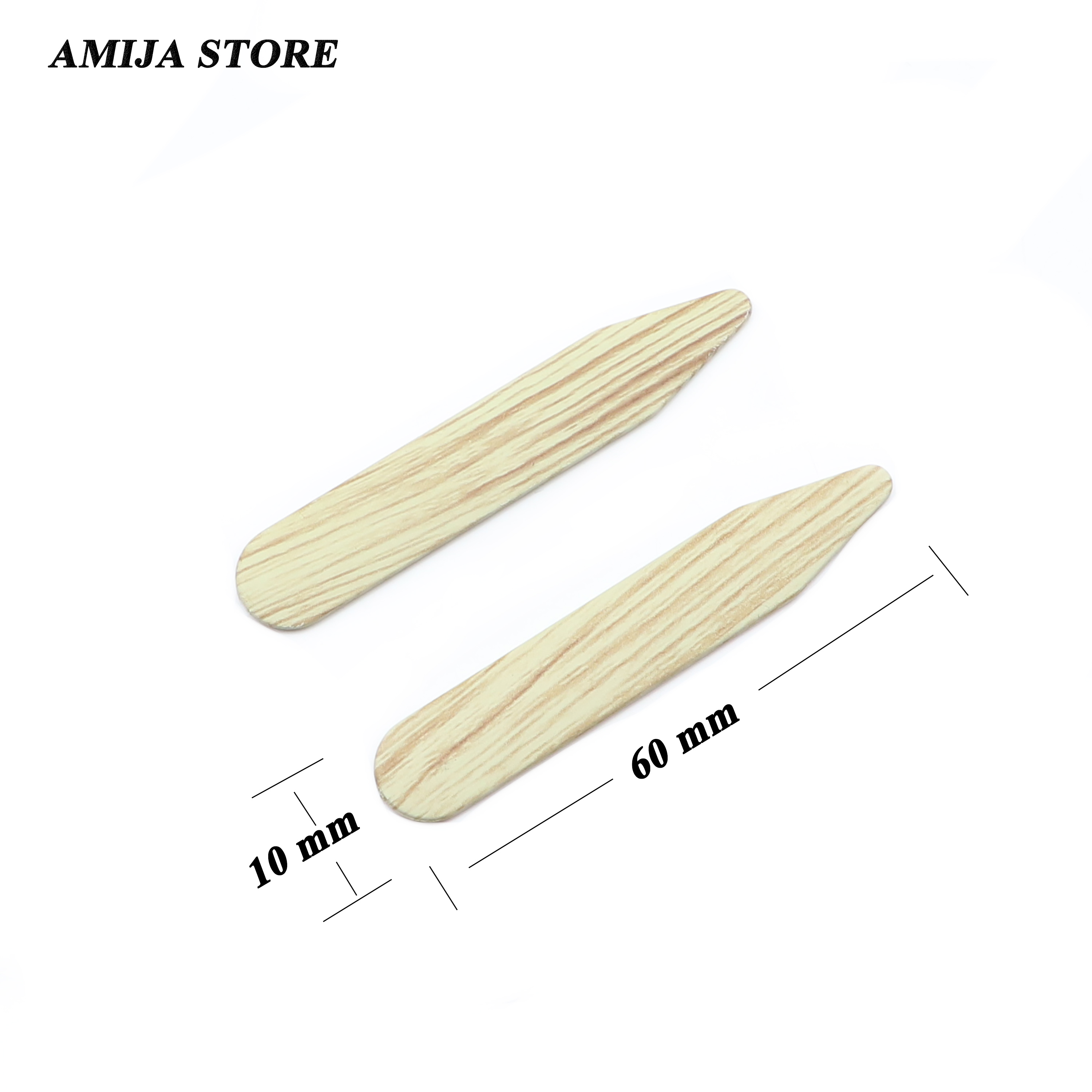 2Pcs Unique Wood Grain Collar  - Woodworking Women ulasan dan harga