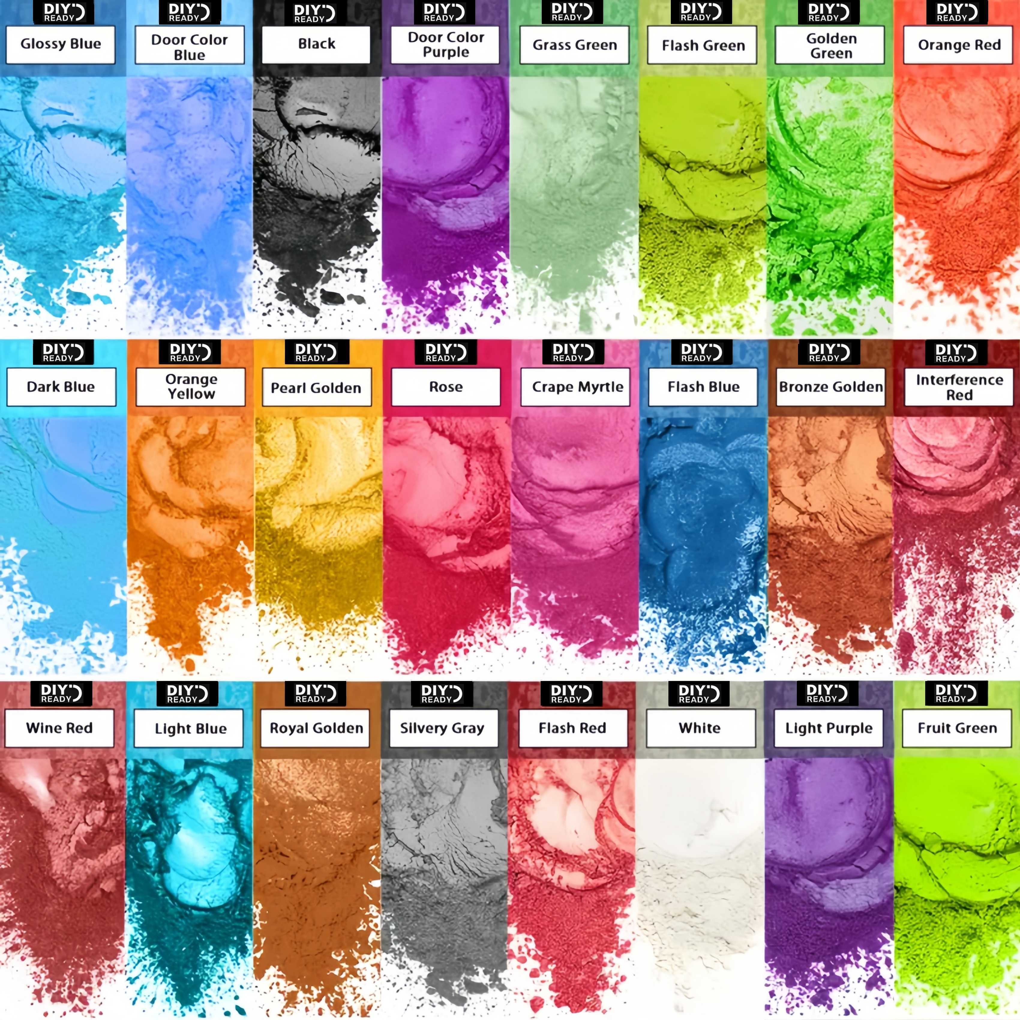 24 Colors/8 Colors 5g 0.18oz P - Woodworking Resin ulasan dan harga