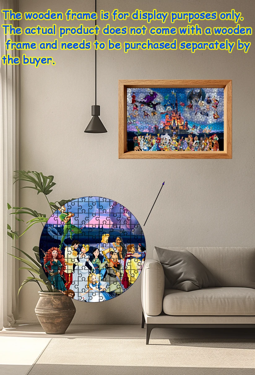 Disney Princess Puzzle 108/200 - Woodworking Jigsaw ulasan dan harga