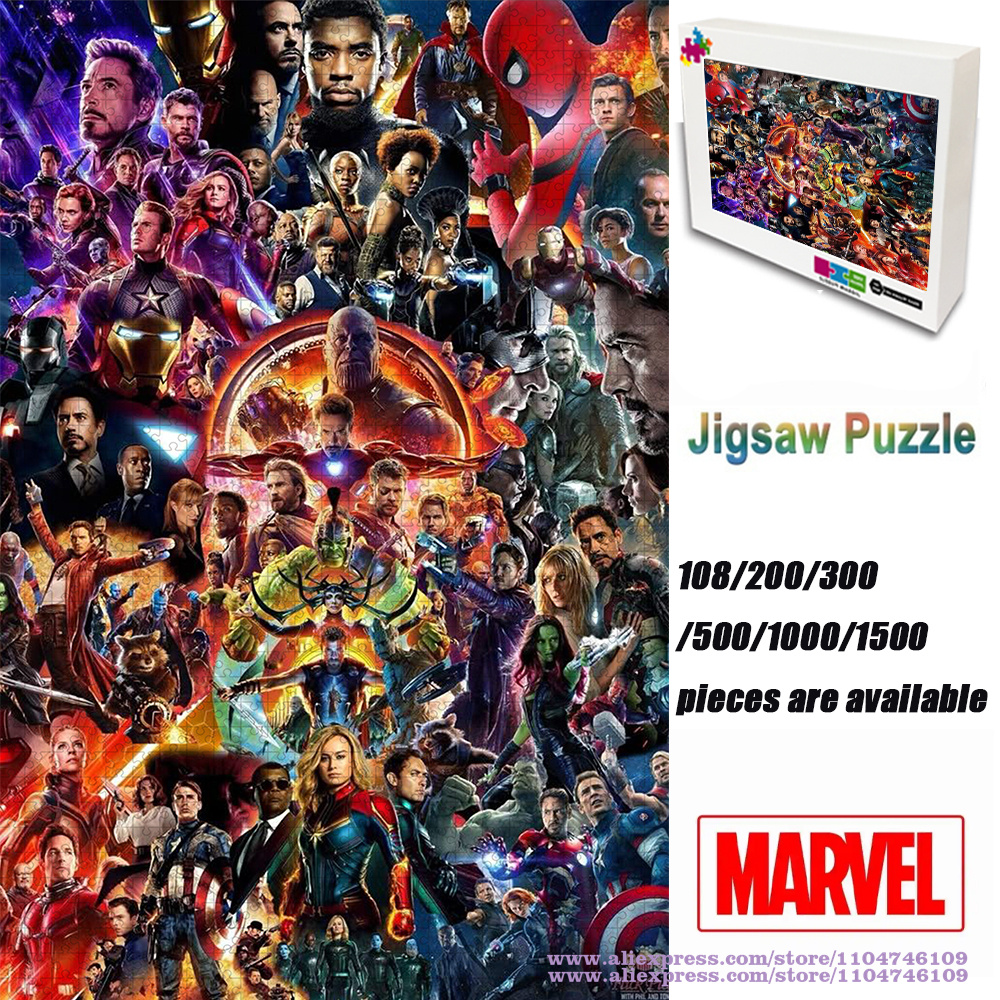 Marvel Characters Collections  - Woodworking Jigsaw ulasan dan harga