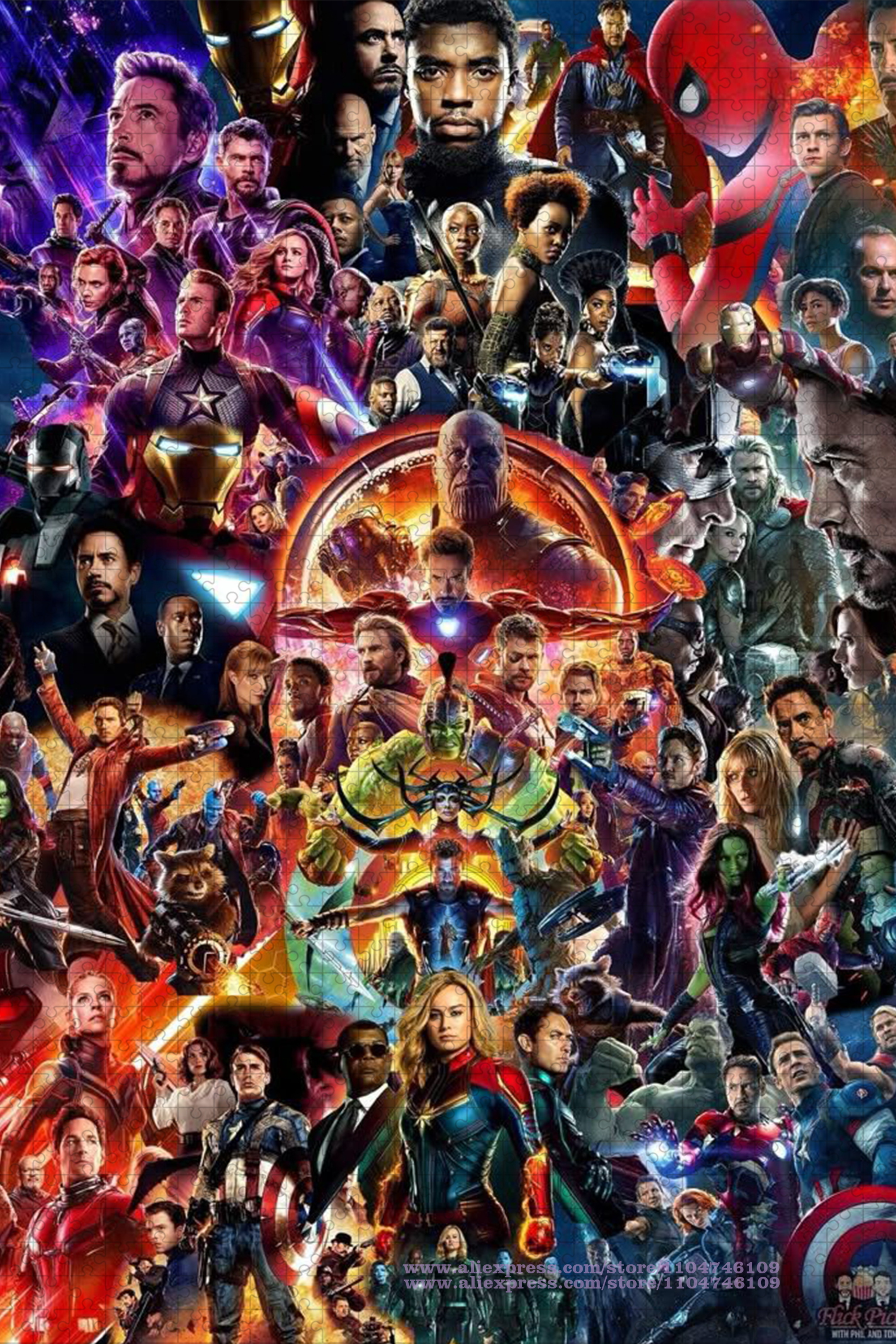 Marvel Characters Collections  - Woodworking Jigsaw ulasan dan harga