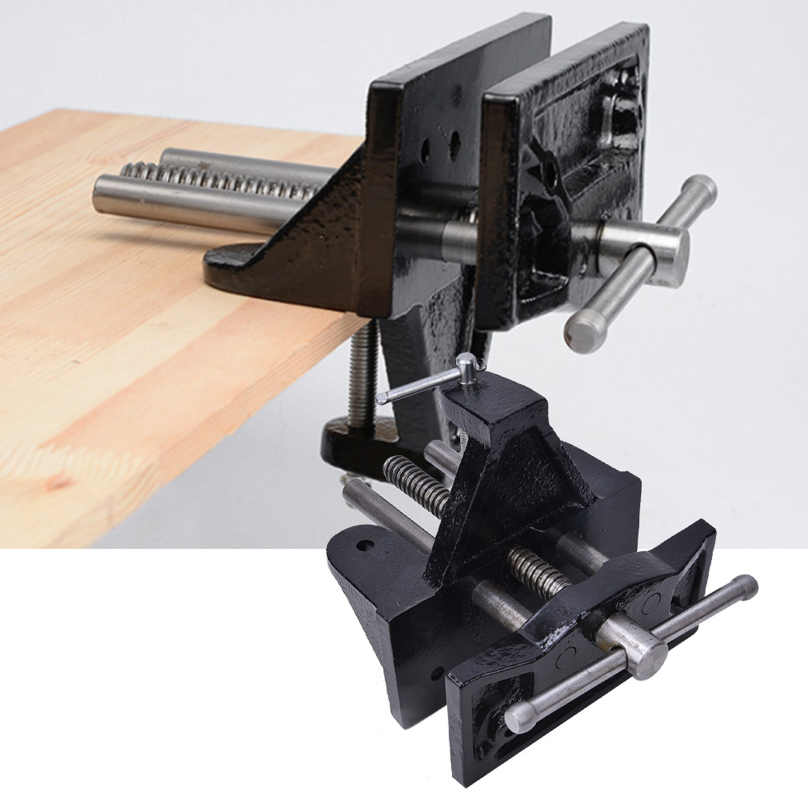 Cast Iron Table Vise Quick Ope - Woodworking Bench Vise ulasan dan harga