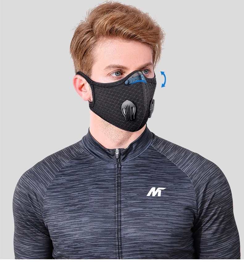 Cycling Mask Sport Washable Re - Woodworking Mask ulasan dan harga