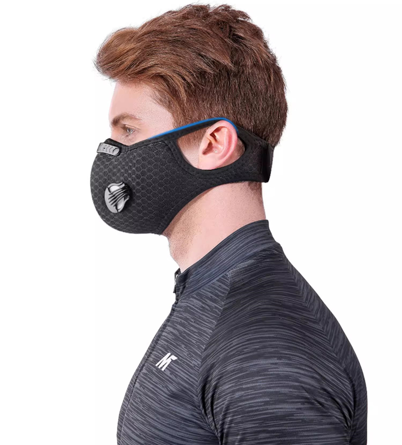 Cycling Mask Sport Washable Re - Woodworking Mask ulasan dan harga
