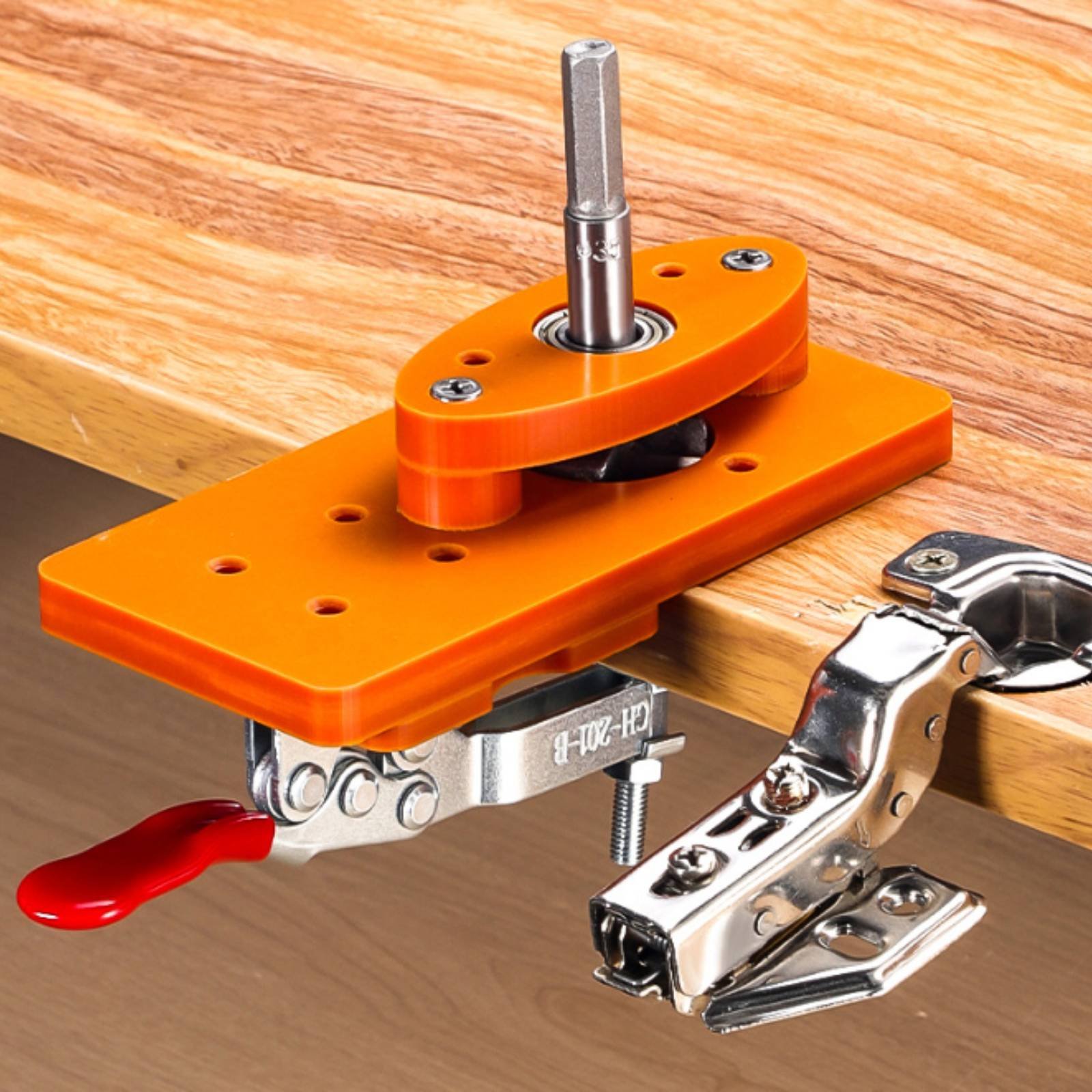 35mm Hinge Drilling Jig Long-L - Woodworking Product ulasan dan harga
