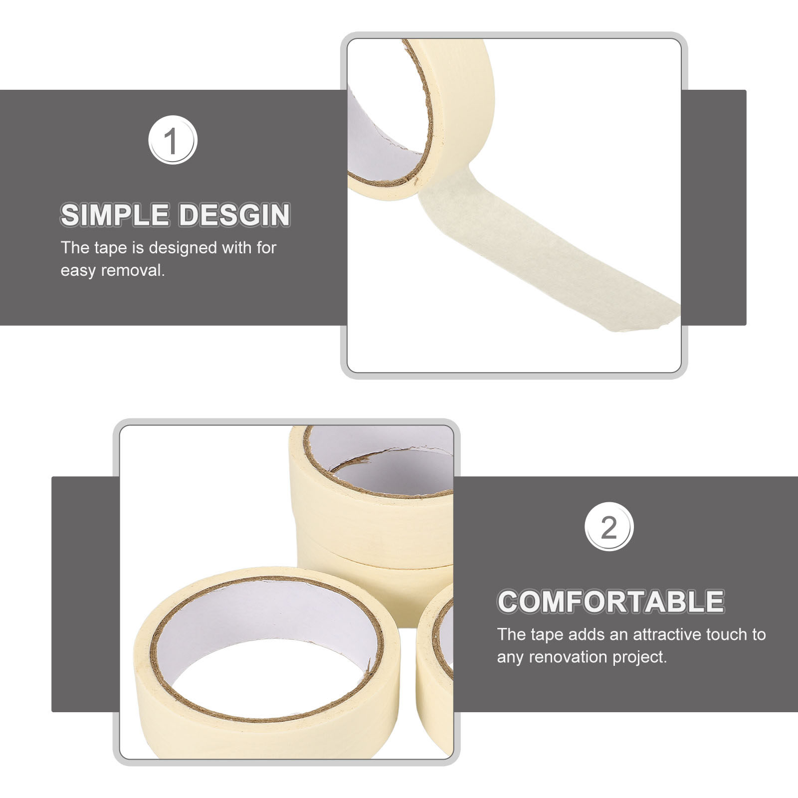 5 Rolls Easy Removable Painter - Woodworking Projects Art ulasan dan harga