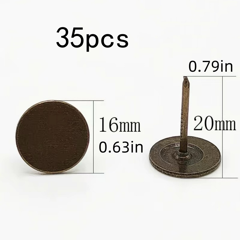 35-0.63in Chrome Bronze Nails: - Woodworking Projects Art ulasan dan harga
