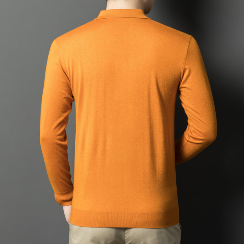 Men's pullover sweater with V- - Woodworking Brand ulasan dan harga