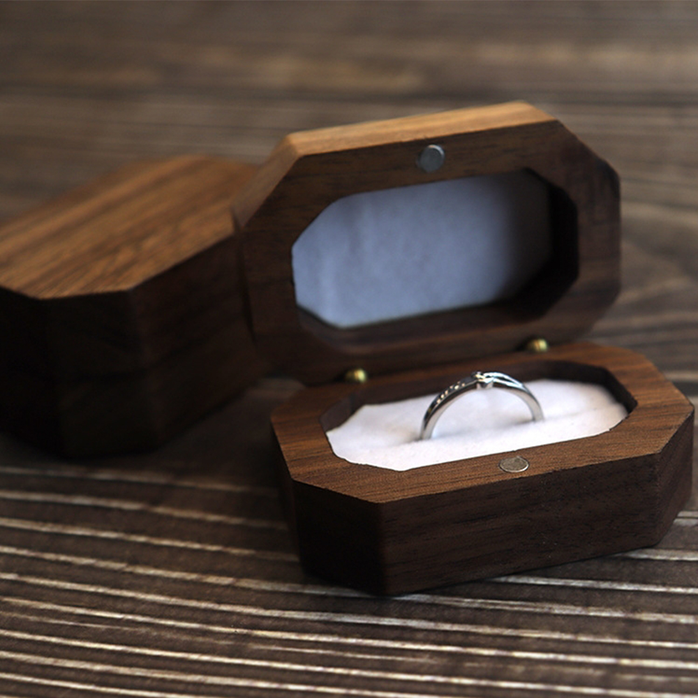 Rectangle Proposal Ring Wooden - Woodworking Women ulasan dan harga