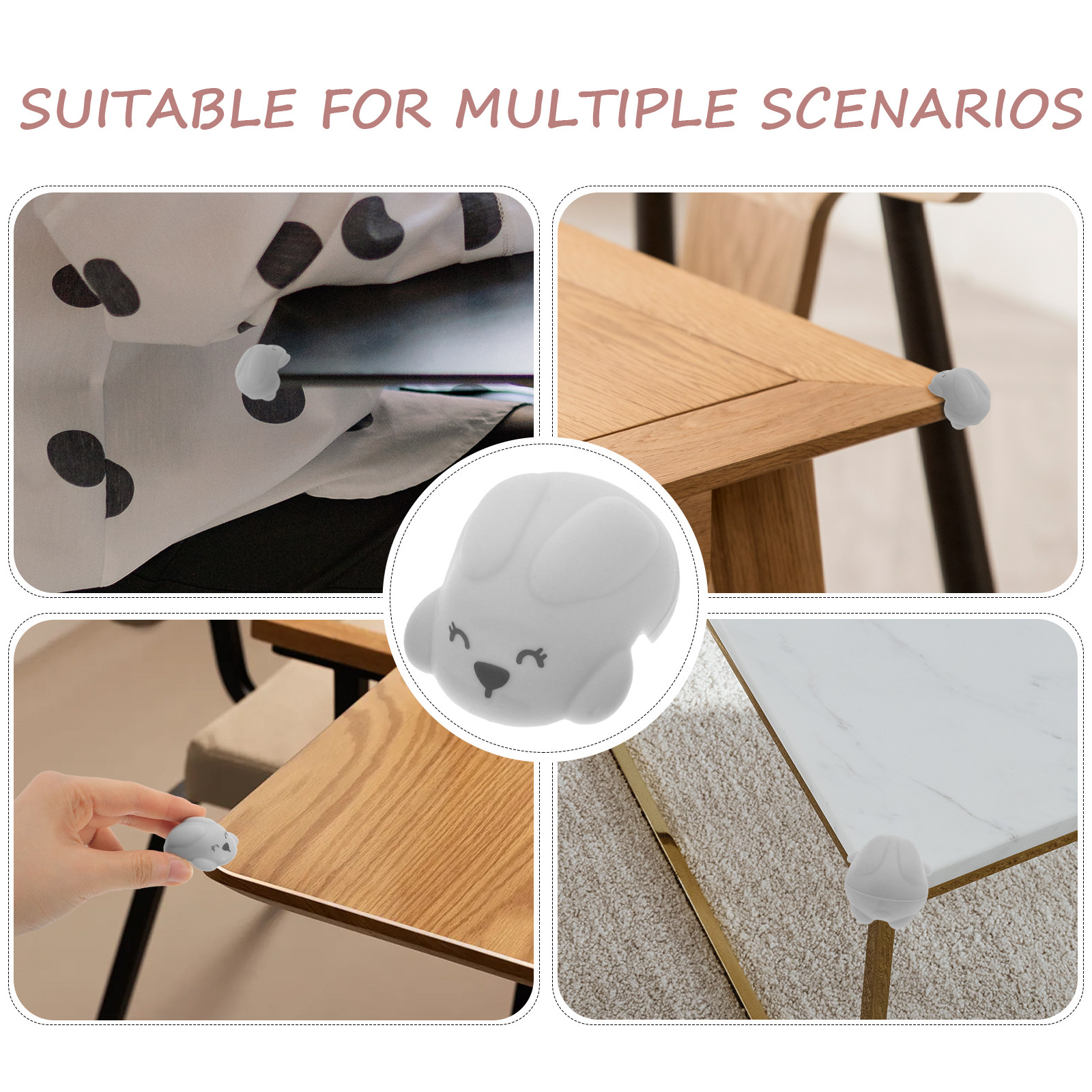 4Pcs Silicone Corner Protector - Woodworking Desk Chair ulasan dan harga