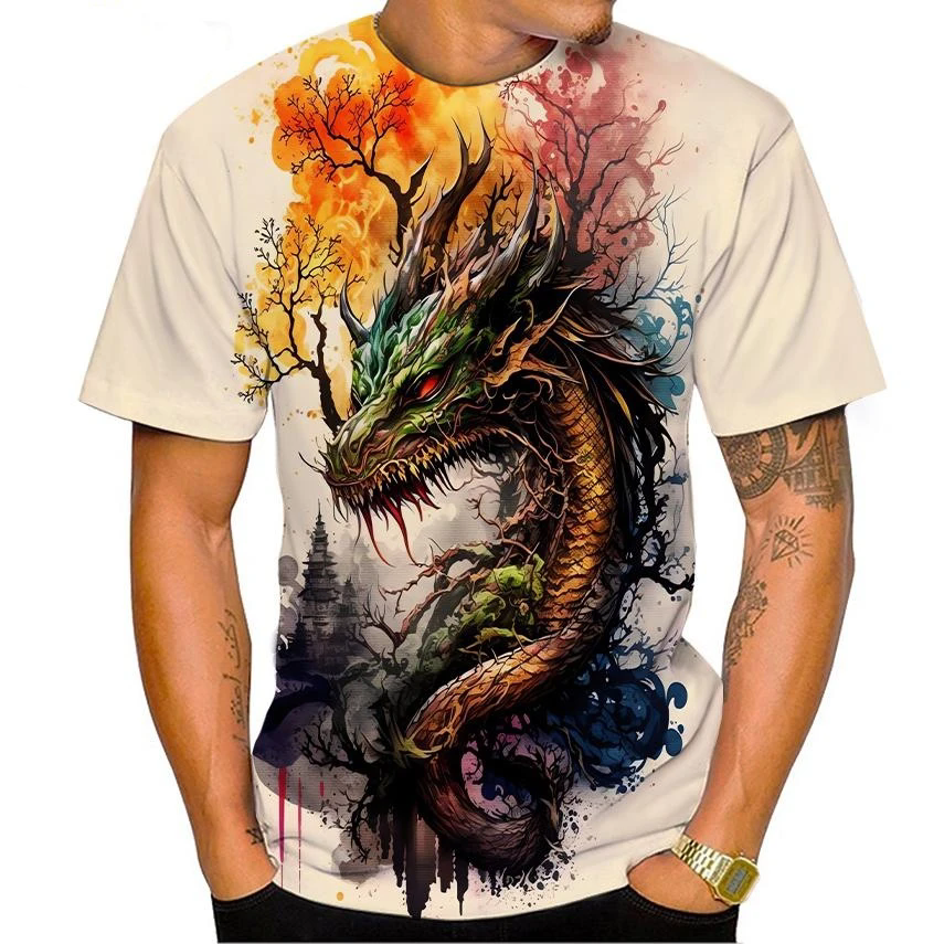Summer New Men's Top 3D Printe - Woodworking Brand ulasan dan harga