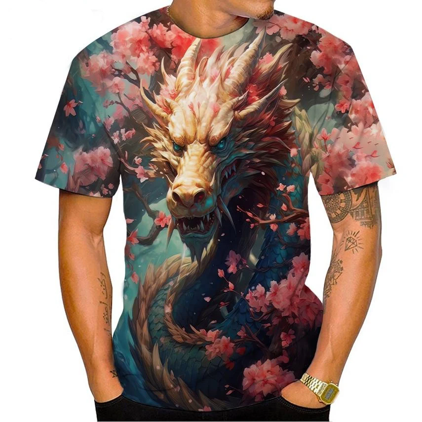 Summer New Men's Top 3D Printe - Woodworking Brand ulasan dan harga