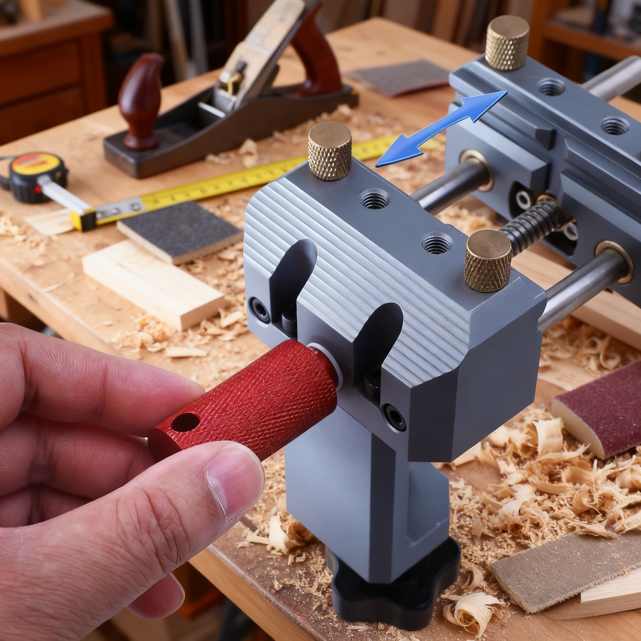 Multifunc Aluminum Alloy Table - Woodworking Bench Vise ulasan dan harga