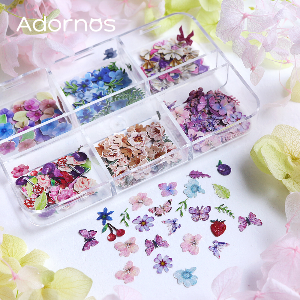 180pcs/box Wood Pulp Flowers C - Woodworking Resin ulasan dan harga
