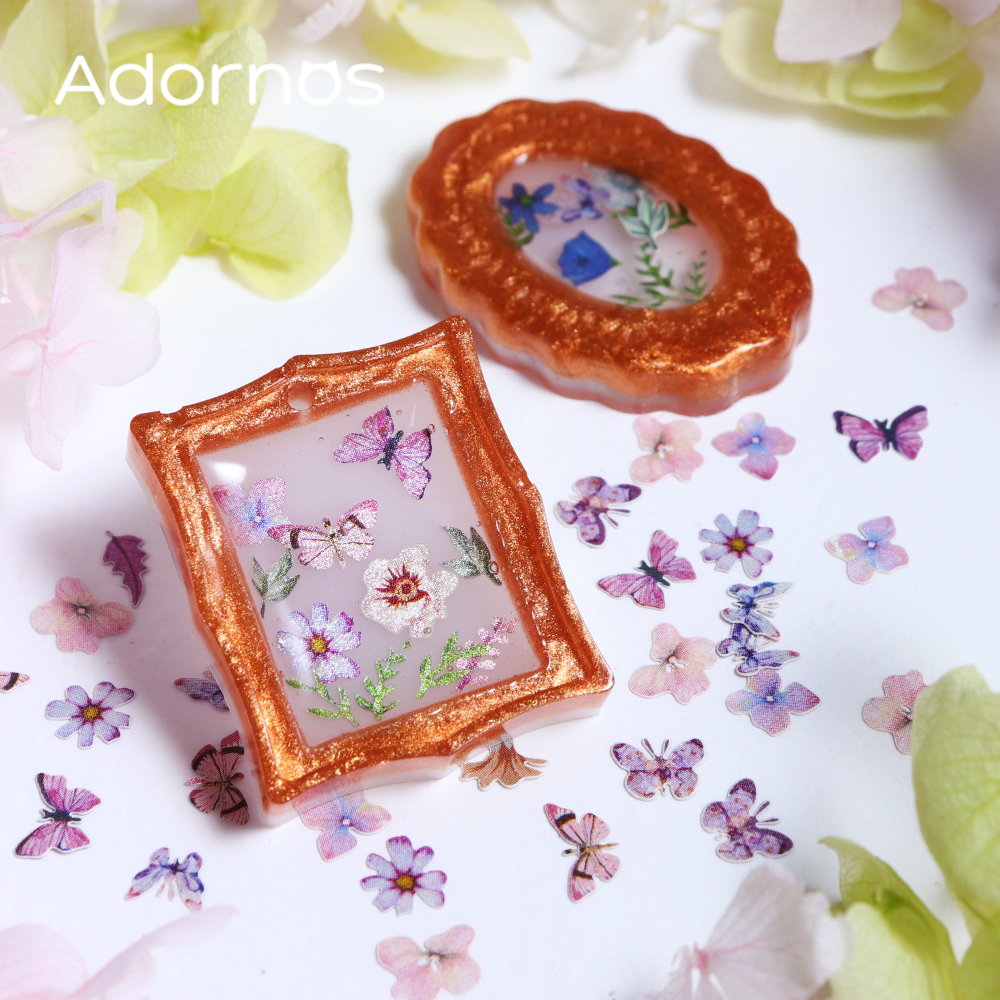 180pcs/box Wood Pulp Flowers C - Woodworking Resin ulasan dan harga