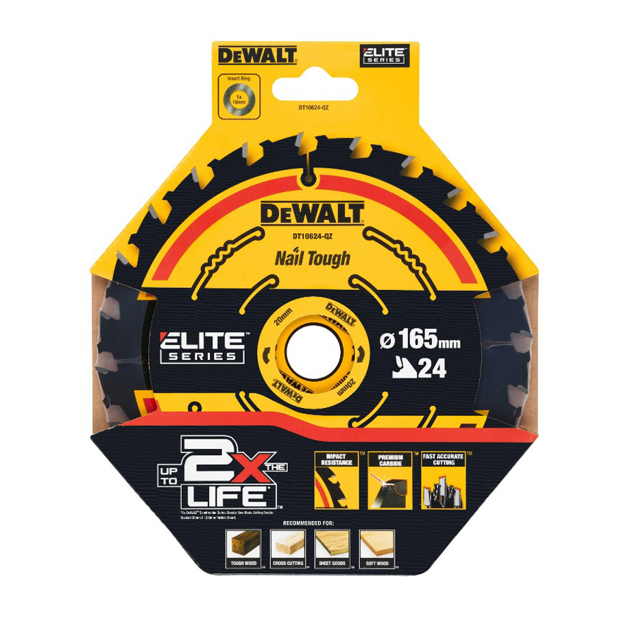 DEWALT DT10624-QZ 1/3pcs 24T C - Woodworking Product ulasan dan harga