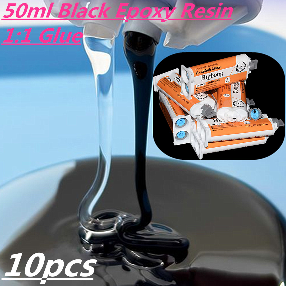 10pcs Black Adhesive 50ml Epox - Woodworking Resin ulasan dan harga