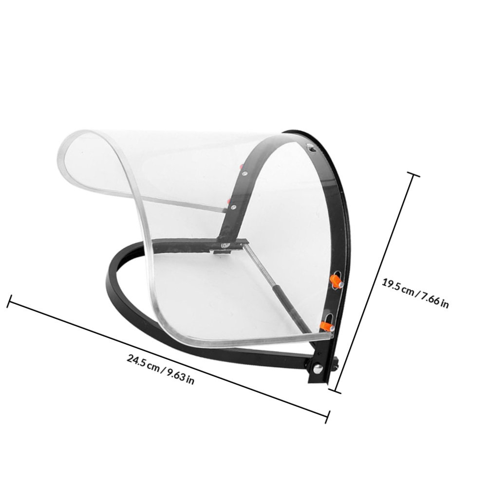 Clear Protective Facial Shield - Woodworking Mask ulasan dan harga