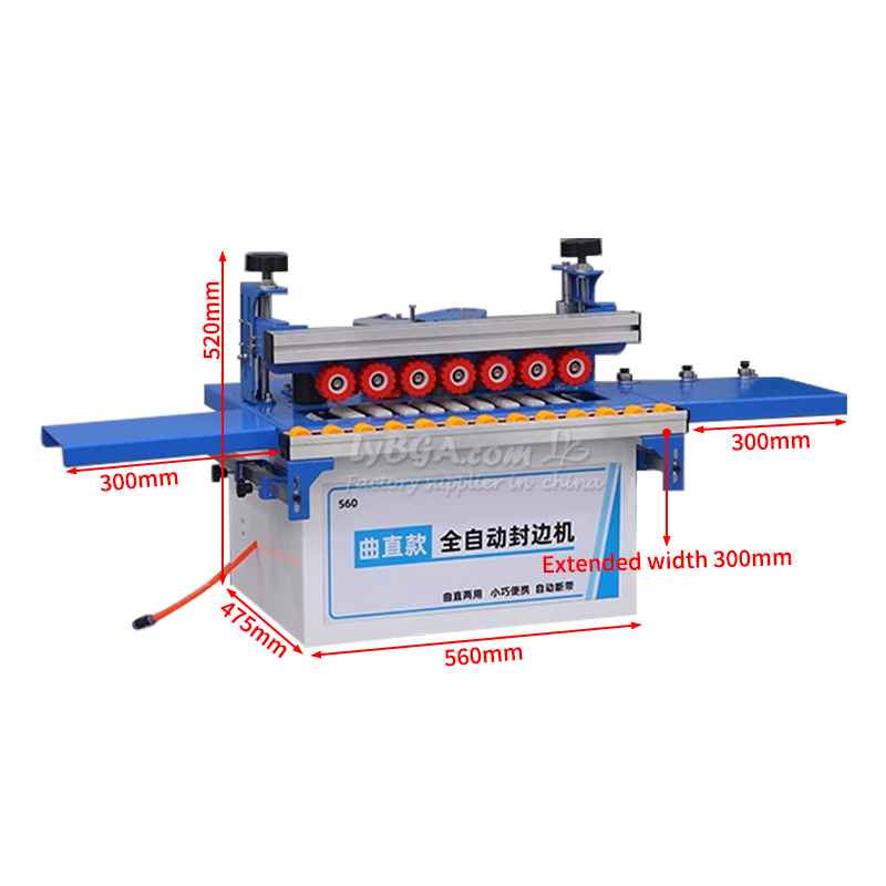 LY-560 1200W Curved and Straig - Woodworking Edge ulasan dan harga