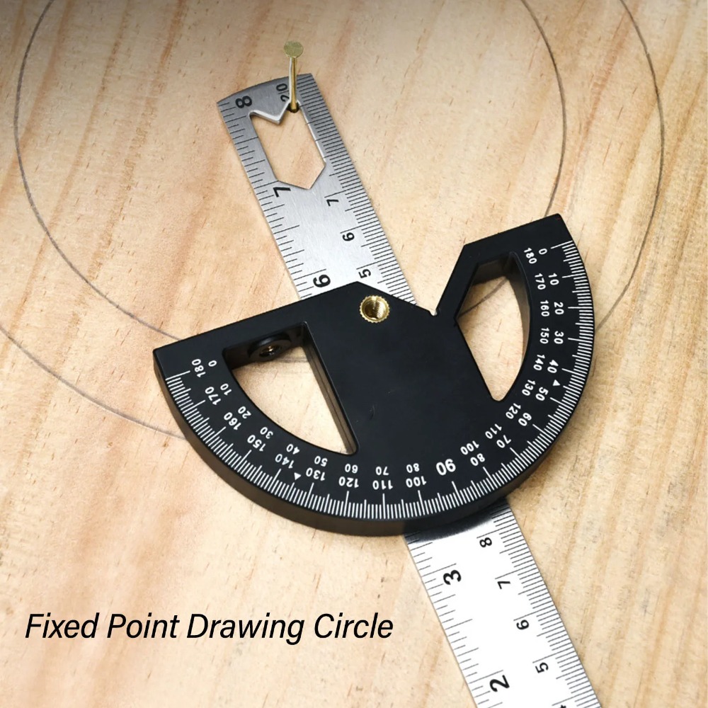 Angle Protractor Carpentry Ang - Woodworking Edge ulasan dan harga