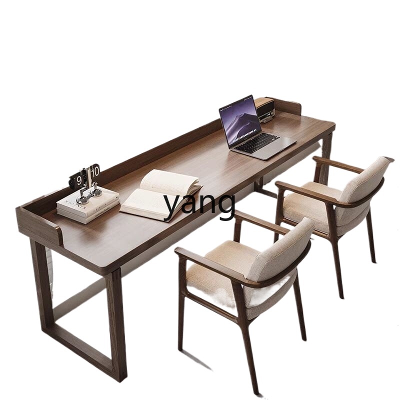 yjq simple all solid wood doub - Woodworking Desk Chair ulasan dan harga