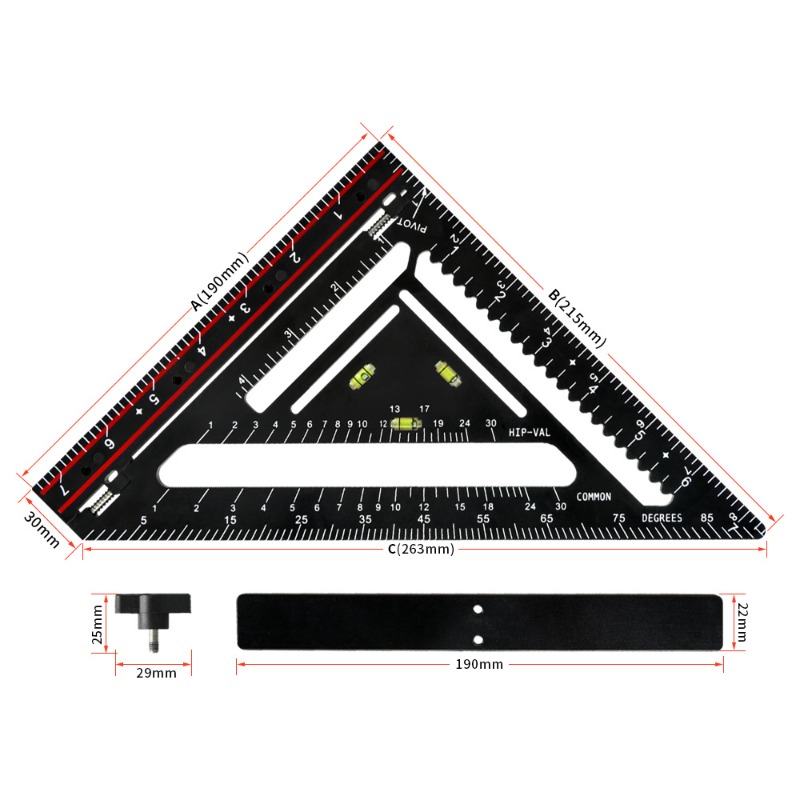 New Multi-functional Triangle  - Woodworking Edge ulasan dan harga