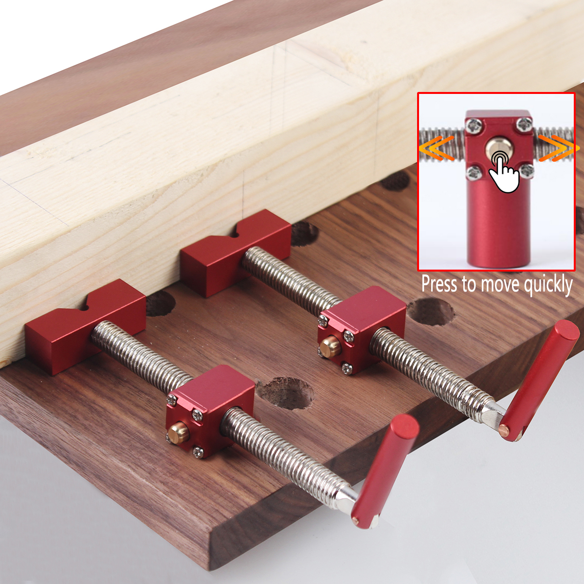 Woodworking Fast Bench Dog Bra - Woodworking Vice Quick Release ulasan dan harga