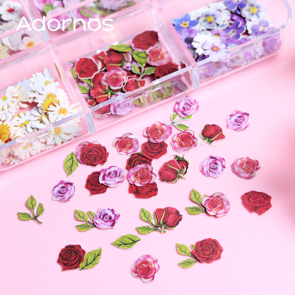 6 Grids Flowers Wood Pulp Chip - Woodworking Resin ulasan dan harga
