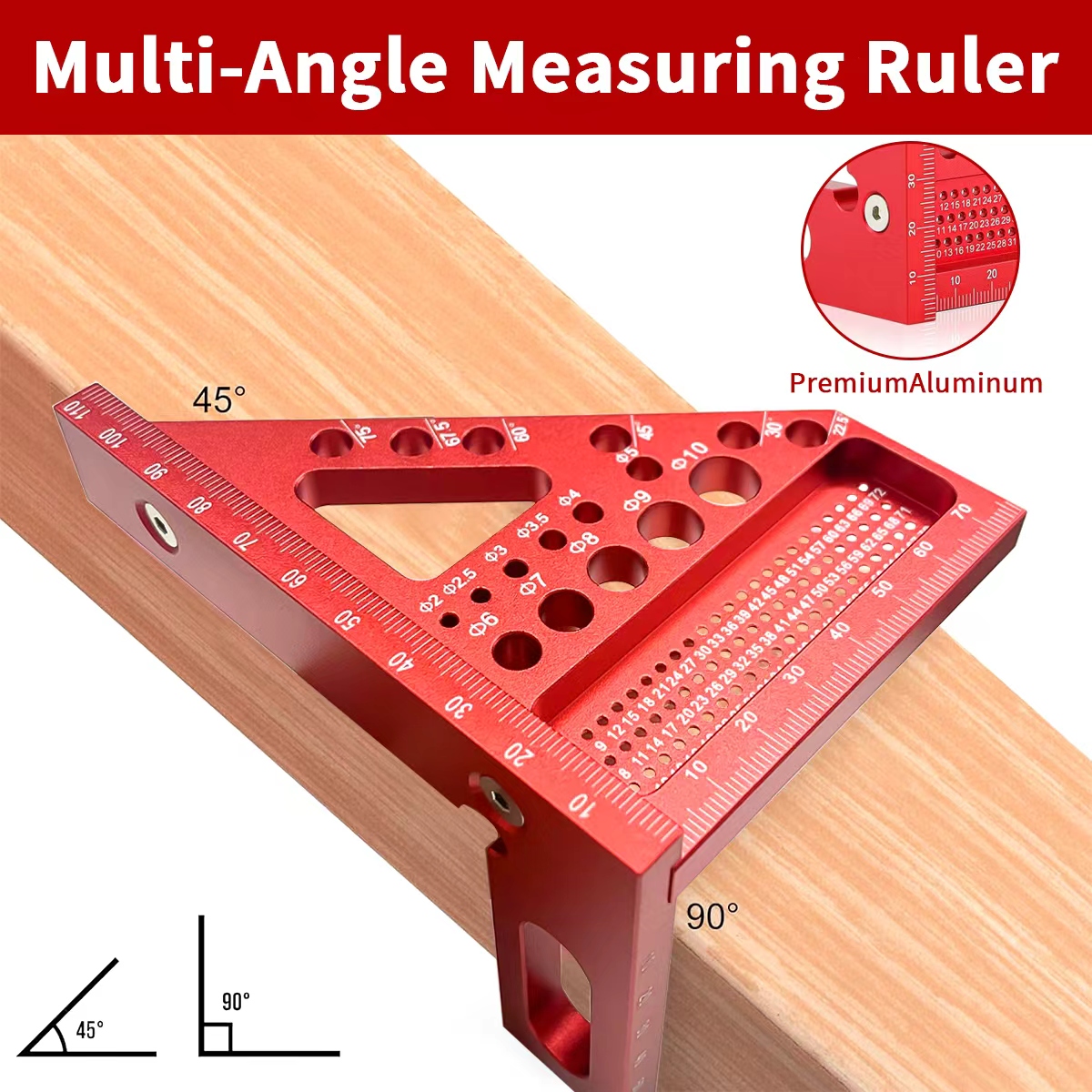 Multi-Angle Woodworking Triang - Woodworking Multi Tool ulasan dan harga